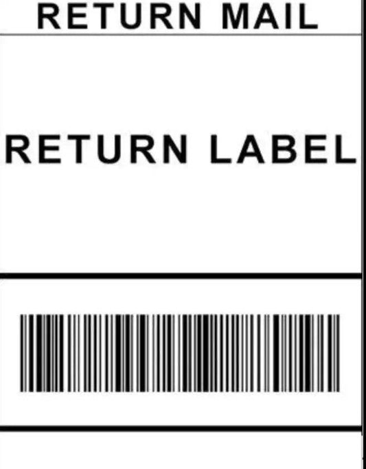 Shipping Label for Wrongly Ordered Items - DoorbellMount.Com