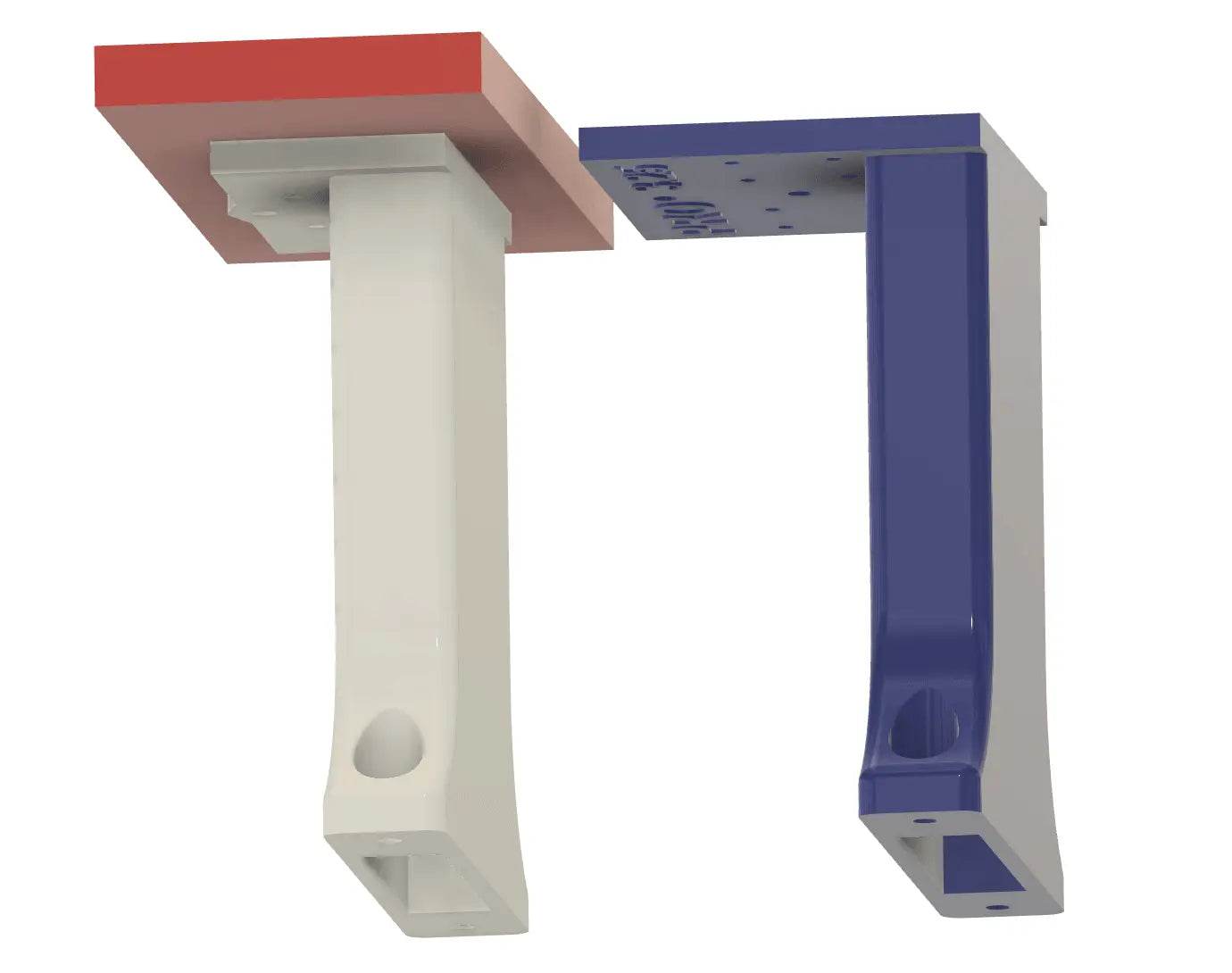 Ring Wired Doorbell Plus Brick Extension (formally Ring Pro)- 9/16in Wide - Full Offset Away from Door - DoorbellMount.Com