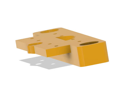 Ring Doorbell Extension for Brick Gen2- 9/16in Wide - 5/8" Offset Extender - DoorbellMount.Com
