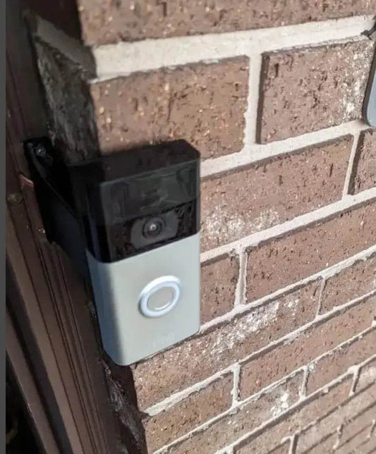 Ring Generation 2 Doorbell Full Offset Brick Extension - 9/16in Wide Various Lengths- Full Offset Over Brick for Gen2