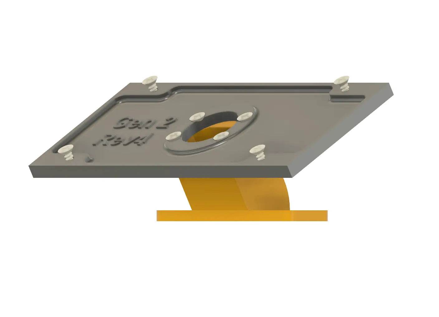 Corner Doorbell Mount Angled 30º 1in Fixed Trim Narrow/Slim Mount for Video Doorbells - DoorbellMount.Com