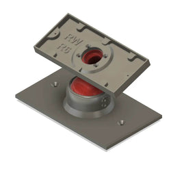 Single Outlet Gang Box Adjustable with Integral Swivel 90° Mount for All Models of Video Doorbells - DoorbellMount.Com