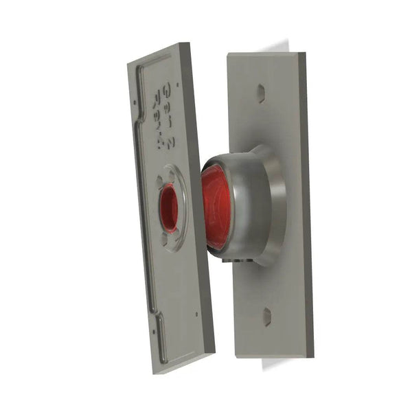 Single Gang Box Base Integrated Swivel 35° Mount for Doorbells - Adjustable Swivel Version for Frontal Angle Adjustment - DoorbellMount.Com