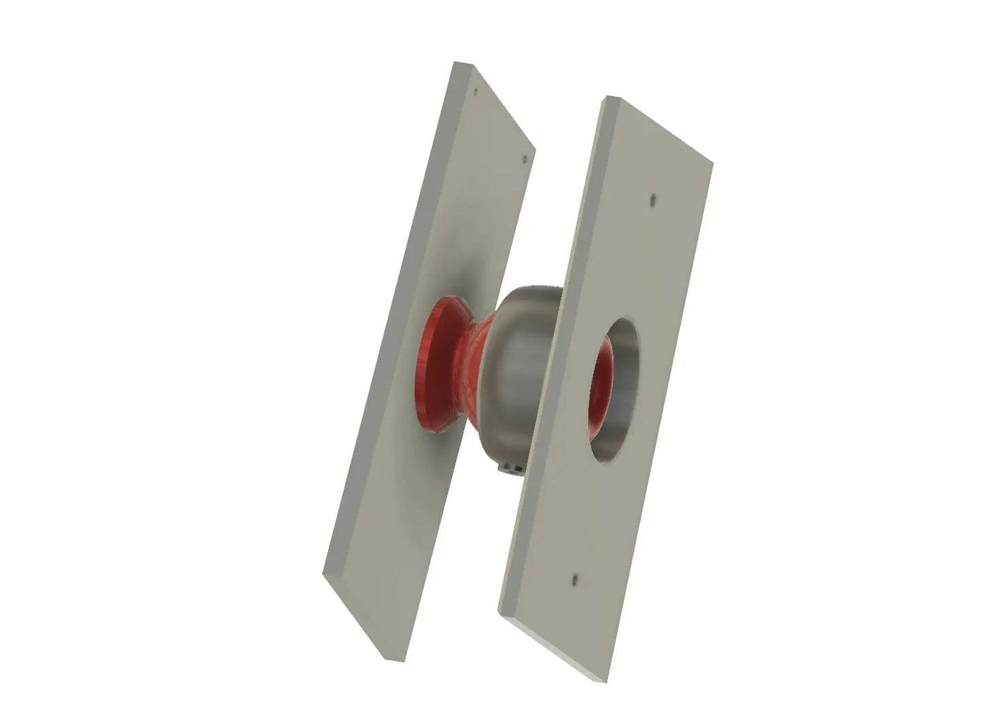 Single Gang Box Base Integrated Swivel 35° Mount for Doorbells - Adjustable Swivel Version for Frontal Angle Adjustment