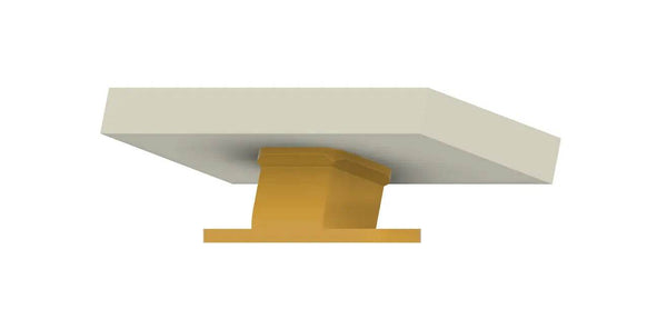 15º Offset Corner Trim Doorbell Mount for Brick Storm Door Area ( 5/8 extension from bracket for metal frame extension) - DoorbellMount.Com