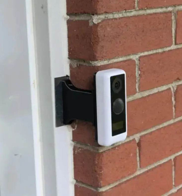 Ubiquiti UniFi Protect G4 (not Pro) Doorbell Brick Extension - 9/16in Wide Base - Offset Over Brick - DoorbellMount.Com
