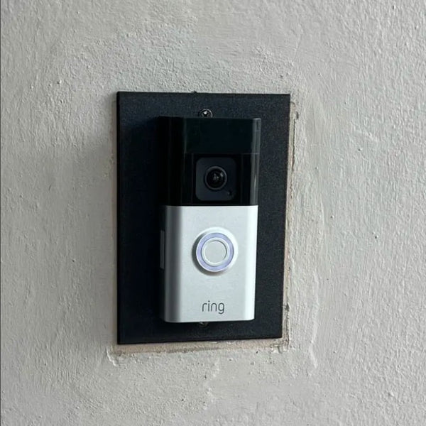 Intercom Cover Plate for Use With Doorbell Mounts - Customizable for different sizes