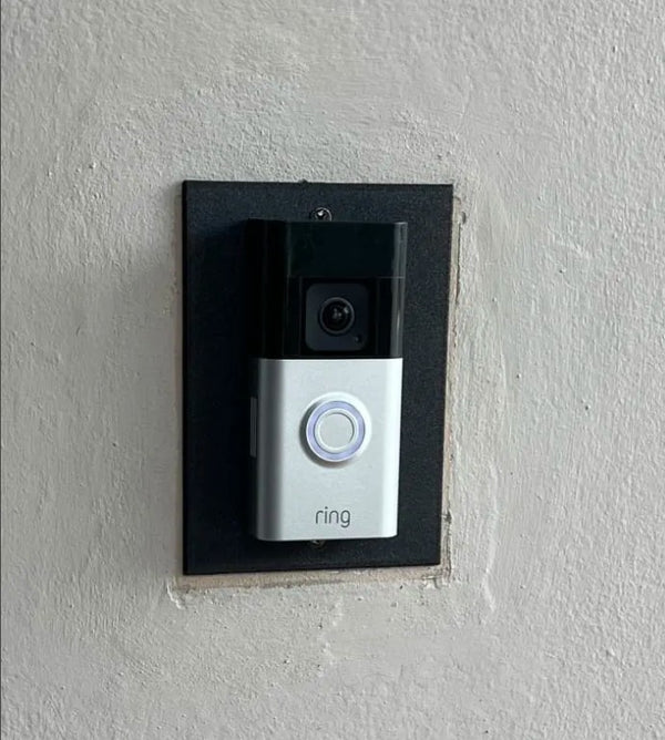 Intercom Cover Plate for Use With Doorbell Mounts - Customizable for different sizes