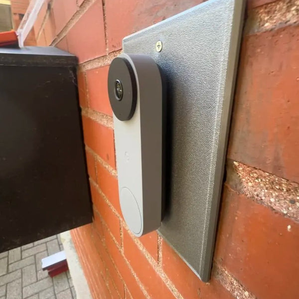Intercom Cover Plate for Use With Doorbell Mounts - Customizable for different sizes