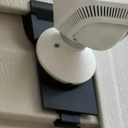 Ring Stick Up Cam Vinyl Siding Mount - Screwless - Any Vinyl Siding 3-5in Dutch Lap - DoorbellMount.Com