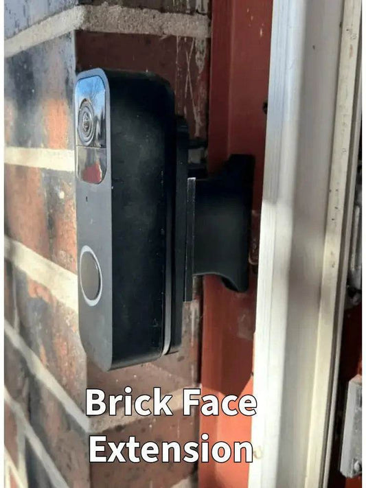 Ring Generation 2 Doorbell to Brick Face Extension (not for narrow spots) - DoorbellMount.Com