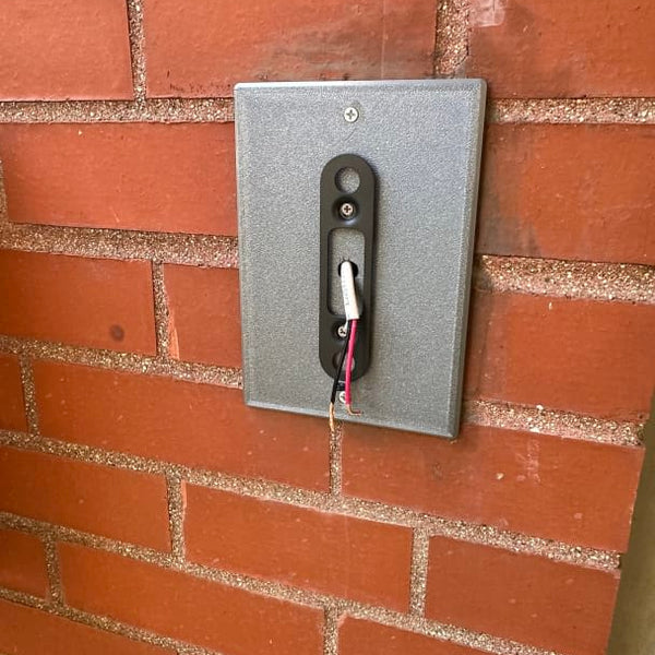Intercom Cover Plate - Universal for Standard 1-Gang, 2-Gang, 3-Gang Boxes