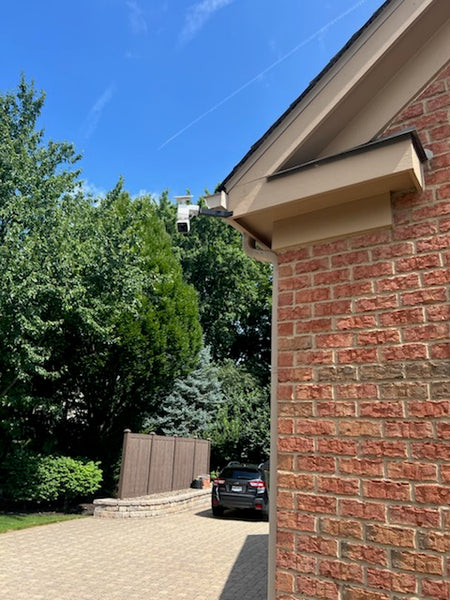 Corner Camera Extension Mount for Outdoor Battery Cameras | Extend 6", 9" or 12" Off the Corner or Wall | Clear Gutters & See Around Corners