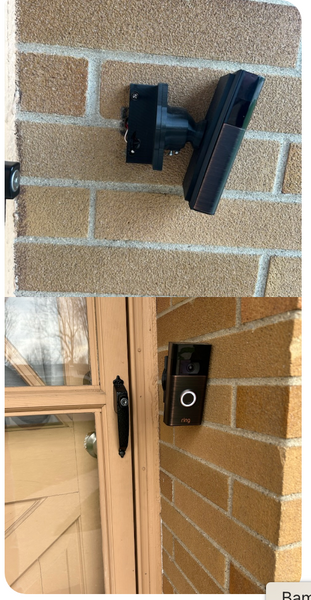 Swivel Mount Side wall adapter bracket.