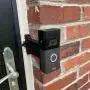 Roku Doorbell Smart Home Wireless Doorbell Brick Extension -Narrow Base - Offset Extend Over Brick - DoorbellMount.Com