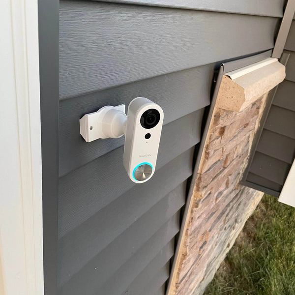 Narrow 3/4in Wide Base and Adjustable Swivel Narrow 90° Mount for All Models of Video Doorbells - DoorbellMount.Com