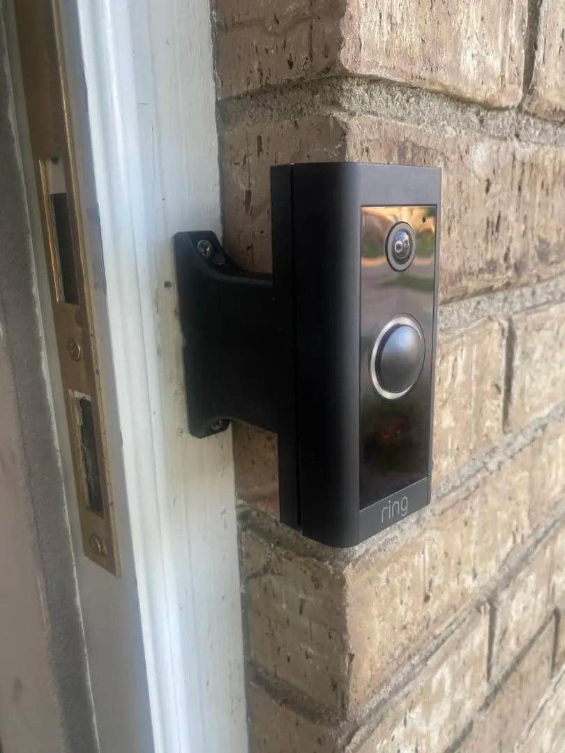 Xfinity Doorbell Doorbell Brick Extension - 9/16in Wide Base - Offset Over Brick - DoorbellMount.Com