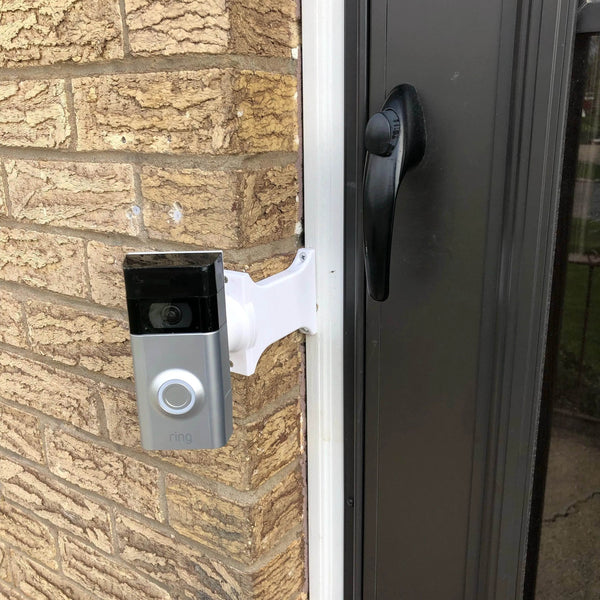 Ring 2/3/4/Plus Battery Doorbell Brick Extension with Adjustable Mount 15-90 Degree - DoorbellMount.Com