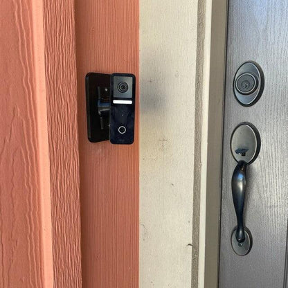 Ubiquiti G4 Doorbell Pro Doorbell Brick Extension - 9/16in Wide Base - Offset Over Brick - DoorbellMount.Com