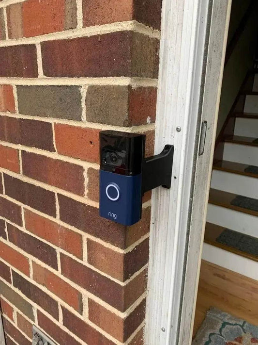 Ring Doorbell 3 or 3+ Brick Extension -Full Offset Over Brick Trim Install - DoorbellMount.Com