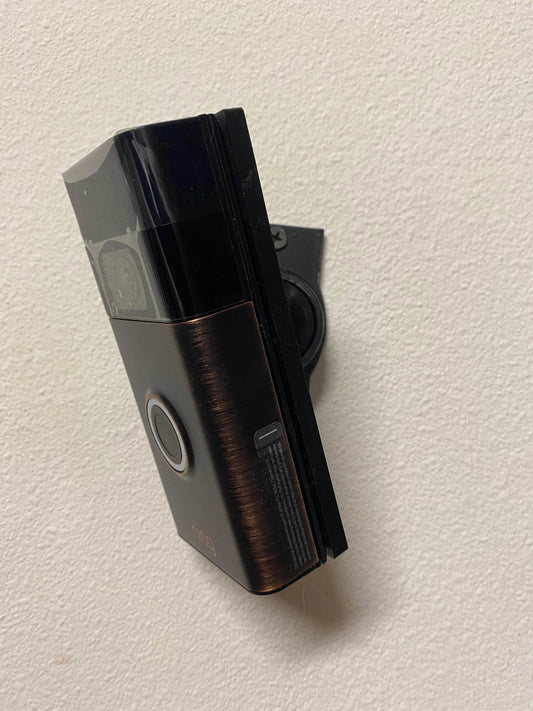 Swivel 90° Mount for Ring Battery Doorbell - Adjustable Swivel Version for Perpendicular or Side wall Gen2 - DoorbellMount.Com