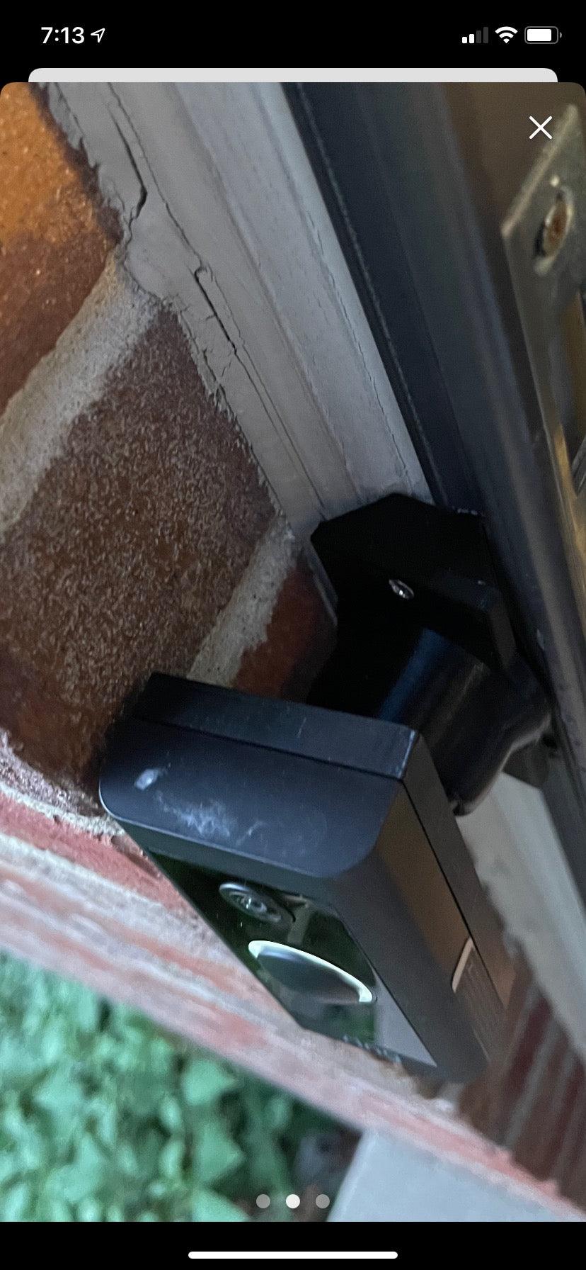 Swivel 90° Mount for Ring Wired 2021 Doorbell - Adjustable Swivel Version for Perpendicular or Side wall Doorbell Installations - DoorbellMount.Com
