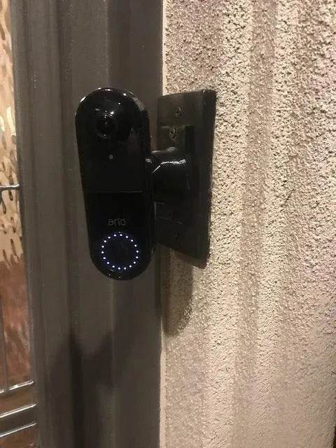 Adjustable Swivel 90° Doorbell Mount for Side Walls to Turn 90 Degrees - DoorbellMount.Com