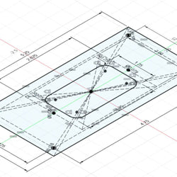 Custom Backplate 5.25 x 2.625 for Adjustable Mounts - DoorbellMount.Com