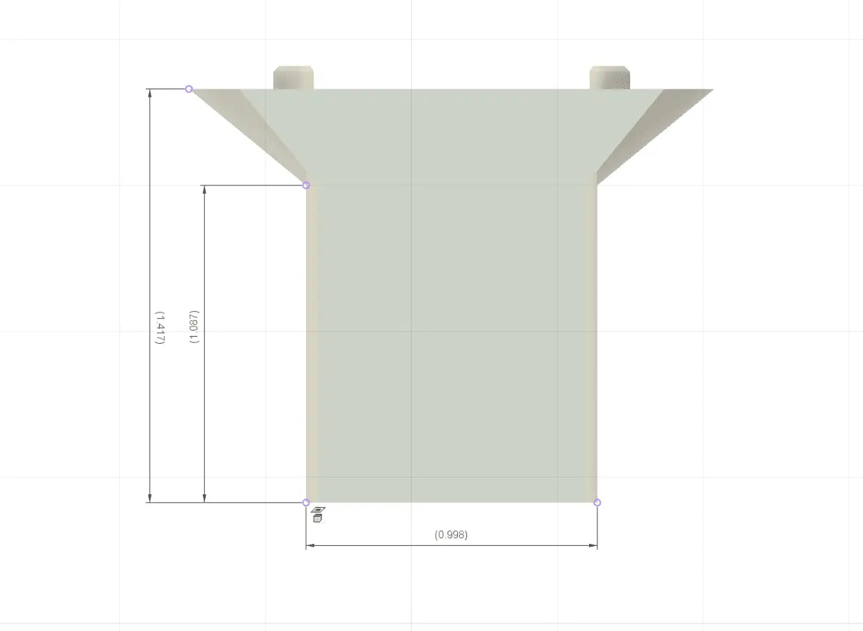 1" Wide x 1” Extension Narrow Baseplate for Adjustable Swivel Doorbell Mounts - DoorbellMount.Com