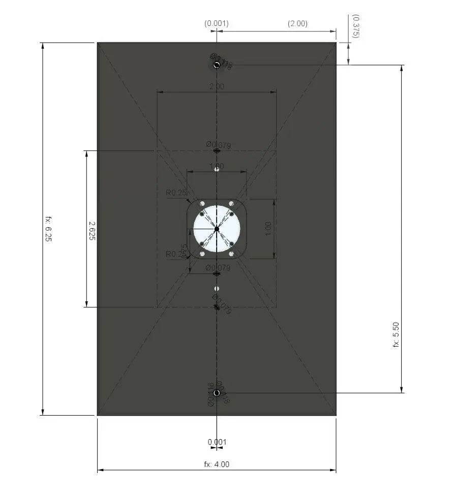 Customizable Intercom Cover Plate for Doorbell Mounts - DoorBell Mount