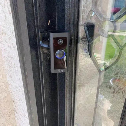 Swivel 90° Mount for Ring Wired Doorbell Plus Doorbell - Adjustable Swivel Bracket for Perpendicular or Side wall Doorbell Installations - DoorbellMount.Com