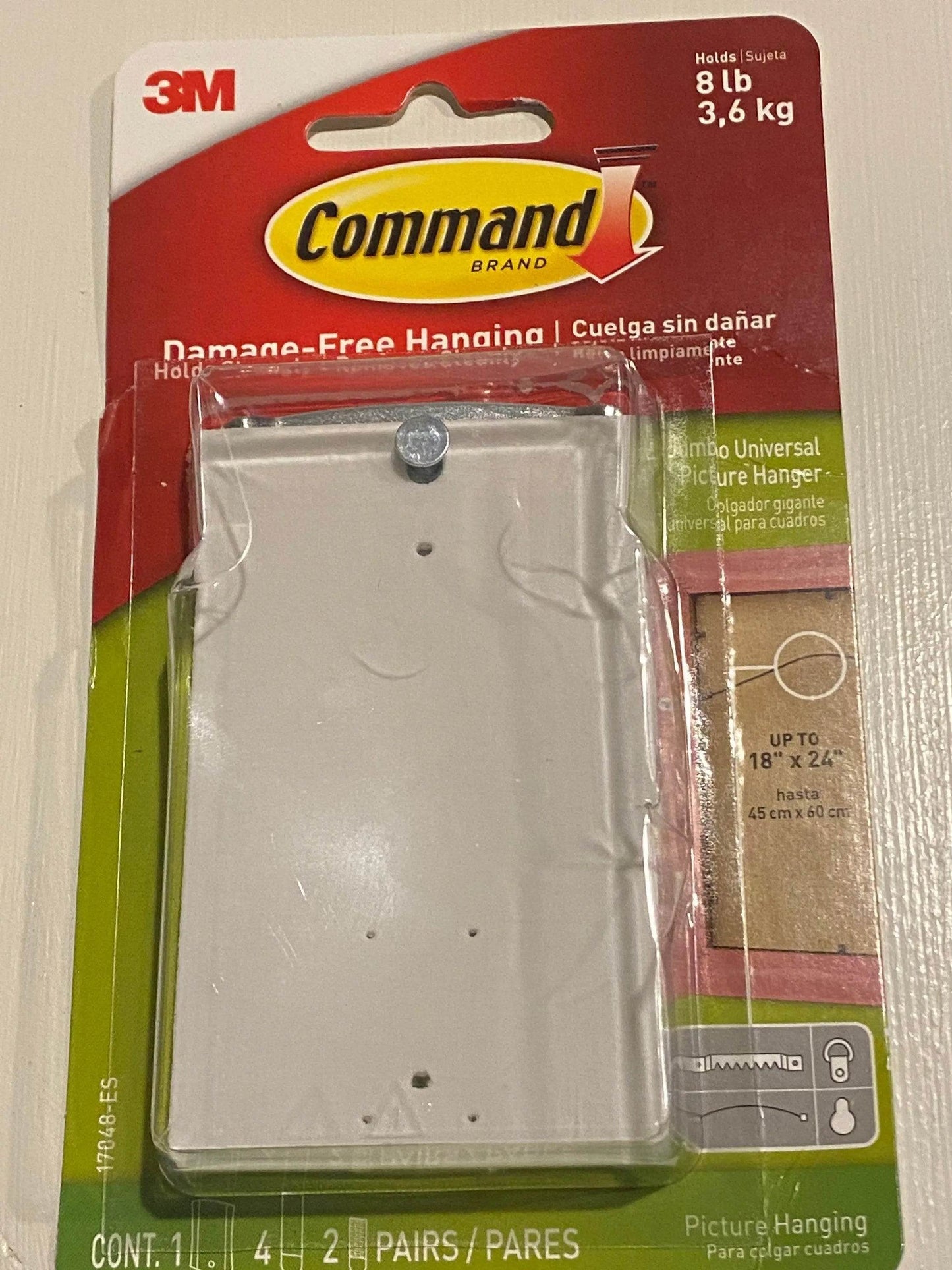 Wyze Pro doorbell No Drill / No Screw 8lb Command Strip Mount Bracket for Apartments and Rentals - Angle Adjustment Available - DoorbellMount.Com