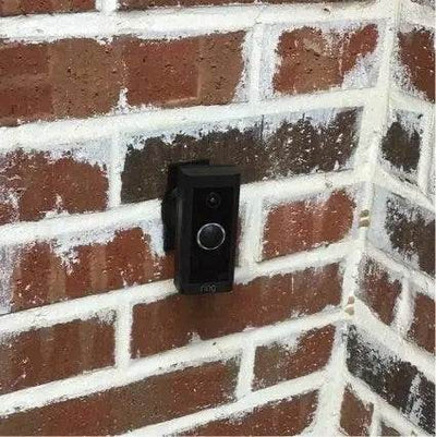 Swivel 35° Mount for Ring Video Doorbell Wired- Adjustable Swivel Version for Frontal Angle Adjustments - DoorbellMount.Com