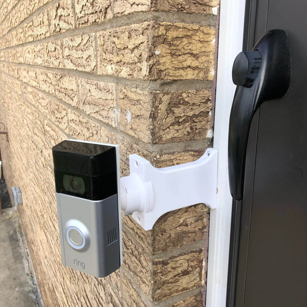 Ring Battery Doorbell Brick Extension with Adjustable Mount 15-90 Degree - 9/16in Wide - Formally Gen2 - DoorbellMount.Com