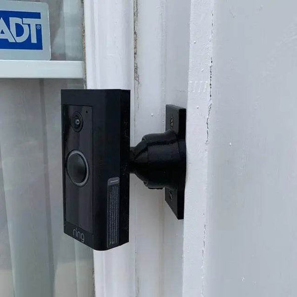 Swivel 90° Mount for Ring Video Doorbell Wired- Adjustable Swivel Version for Perpendicular Install - DoorbellMount.Com